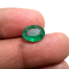 Wonderful Zambian Emerald Oval Shape 3.10 Crt Rare Green Faceted Loose Gemstone picture
