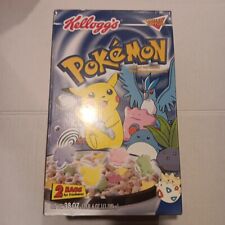 Kellogg’s Pokémon Limited Edition Foil 2000 Vintage Sealed Cereal Box picture