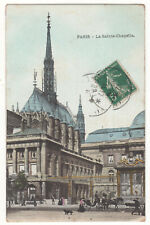 CPA 75 - PARIS: SAINTE CHAPELLE (PARIS) WRITTEN in 1911 - color picture