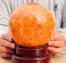 11.22lb TOP Natural Golden Sunstone Crystal Reiki Healing Sphere Ball picture