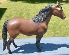 Vtg. Breyer Molding Company Horse, Dark Coat & Mane, 10” X 9” picture