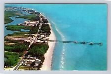 Indian Rocks FL-Florida, Indian Rocks Beach, Gulf of Mexico, Vintage Postcard picture