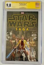 Han Solo Star Wars Saga #1 CGC 9.8 Signed Harrison Ford Signature Series Comic picture
