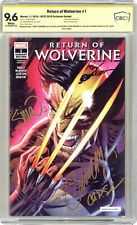 Return of Wolverine #1 McNiven NYCC Glow in the Dark CBCS 9.6 SS 2018 picture