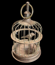 Vintage Brass Handmade Bird Cage Decor 5'x 3.5 India picture