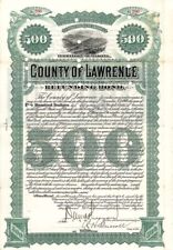 County of Lawrence - Bond - Mining Bonds picture