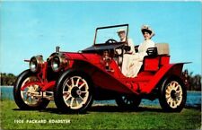 Vintage 1908 Packard Roadster W/ Mother-In -Law Seat Model 30 Post Card picture