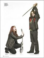 Ozzy Osbourne & Gus G. ESP LTD Gus-600 EC guitar pin-up photo double-sided picture