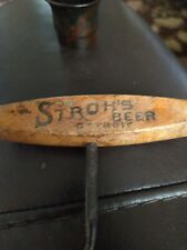 RARE, Vintage Stroh's Detroit Beer Corkscrew, Wood Handle Original picture