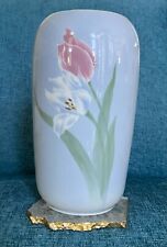 Heubach Art Nouveau Hand Painted Porcelain Vase, Flowers picture