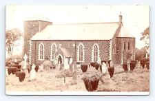 Vintage Old Postcard Unknown Church Stone Brick England? Scotland? c1900 Antique picture
