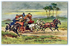 c1910 The Terror of the Road Halt and Deliver 1795 Oilette Tuck Art Postcard picture