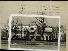 1928 Press Photo Detroit mansion where Mrs. Horace Dodge and Hugh Dillman wed. picture