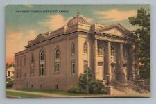 Methodist Church Fort Scott Kansas Postcard picture