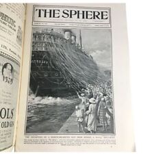 The Sphere Newspaper August 19 1922 Departure of Homeward-Bound Ship from Sydney picture