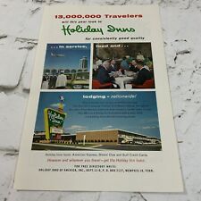 Vintage 1963 Advertising Art Print Ad Holiday Inn Good Quality 13 Million Travel picture