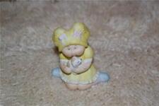1984 Cabbage Patch Kids Figurine Girl on Floor Holding a Puppy picture