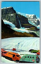 VTG Chrome View of Athabasca Glacier Jasper National Park Alberta Postcard picture