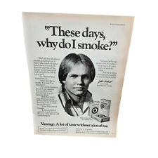 1978 Vantage Cigarettes Original Print Ad Vintage picture