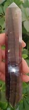 365g Super Top NATURAL Bright-coloured FLUORITE CRYSTAL DT WAND POINT HEALING 1 picture