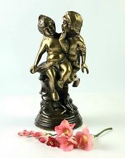 Vintage - Made in India- Reproduction of Theophile Somme - Brass/ Bronze Statue picture