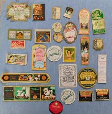 Lot Of  25  Different  Very nice Vintage  Perfume & Cosmetic Labels picture