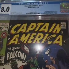 CAPTAIN AMERICA #117  CGC 7.5  OW/W PAGES (1969) FALCON'S 1st APPEARANCE picture