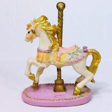 Rare Handmade Carousel Horse Collection Figurine Vintage Decor Whatnot Purple picture