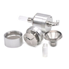 Metal Powder Grinder Hand Herb Spice Grinder Mill Funnel Food Container Tools picture