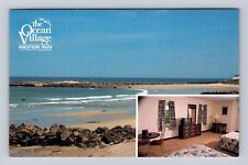 Marshfield MA-Massachusetts, Ocean Village Motor Inn, Antique Vintage Postcard picture