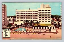 Miami Beach FL-Florida, The Sans Souer, Advertising, Antique Vintage Postcard picture