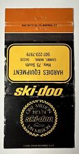 Vintage Matchbook Cover / Ski-doo / Canby, Minnesota / Hardies Equipment picture