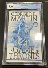 A Game of Thrones #1 CGC 9.8 George R.R. Martin Blue Sketch Alex Ross Variant picture