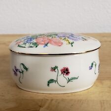 Lenox The Flower Blossom by Susan Clee Porcelain Music Trinket Box. Mint Cond. picture