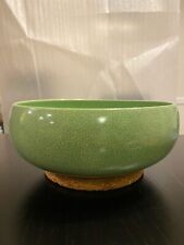 Very large and fine green ge-ware style porcelain bowl picture