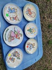 Vintage Lot of 6 Christmas 1975, 1977, 1978, 1980, 1983 & Misc. China Plates picture