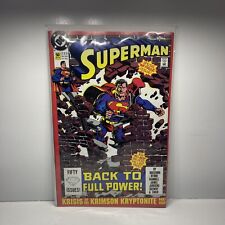 Superman #50 Comic 1990 - Special 48 Page Issue KRISIS OF THE KRIMSON... Part 4 picture