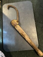 Vintage Log Roller Stamped LEACH Co. Oshkosh, Wis. / Old Logging / Firewood Tool picture