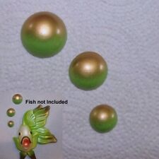 Shaded GOLD & GREEN Bubbles for vintage or retro mermaid & fish bath picture