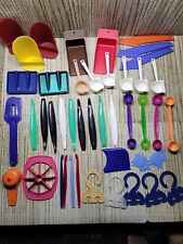Tupperware Kitchen Utensil Gadgets Mixed Lot 44 Pieces ALL IN PHOTO picture