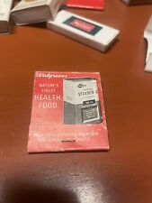Vintage Walgreens Matchbook Match Box Vintage Matches Unused picture