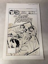 SECRET ROMANCE #44 COVER ART prod stats 1979 FAT GIRL JUST MARRIED CHARLTON picture