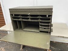World War II Era US Army Field Desk/Records Storage - Drawers, Cubbies, Slideout picture