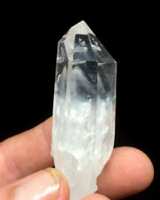 NEW FIND__VERY RARE__LARGE Arkansas Quartz Crystal WHITE THREAD PHANTOM Point picture