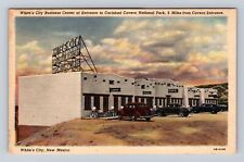 White's City NM-New Mexico, Business Center Entrance, Vintage Souvenir Postcard picture