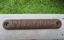 Vintage WAYNE Vehicle Single Post Lift Location Marker picture
