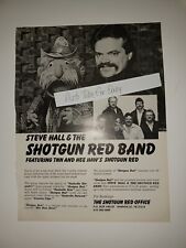 Steve Hall & the Shotgun Red Band Nashville Now puppet 1990 8x11 Magazine Ad picture