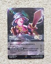 Piglet Sturdy Swordsman 221/204 Card - Disney Lorcana Ursula's Return picture