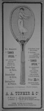  1907 PRESS ADVERTISEMENT A.A.TUNMER SPECIAL RACKET & SMA.H SPORTING GOODS picture