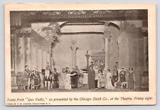 c1900s Chicago Stock Company Theatre Group Quo Vadis Play Illinois IL Postcard picture